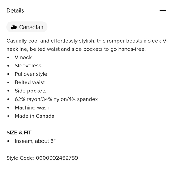 ILTM Black Romper, Size Small 🇨🇦 - Picture 6 of 6